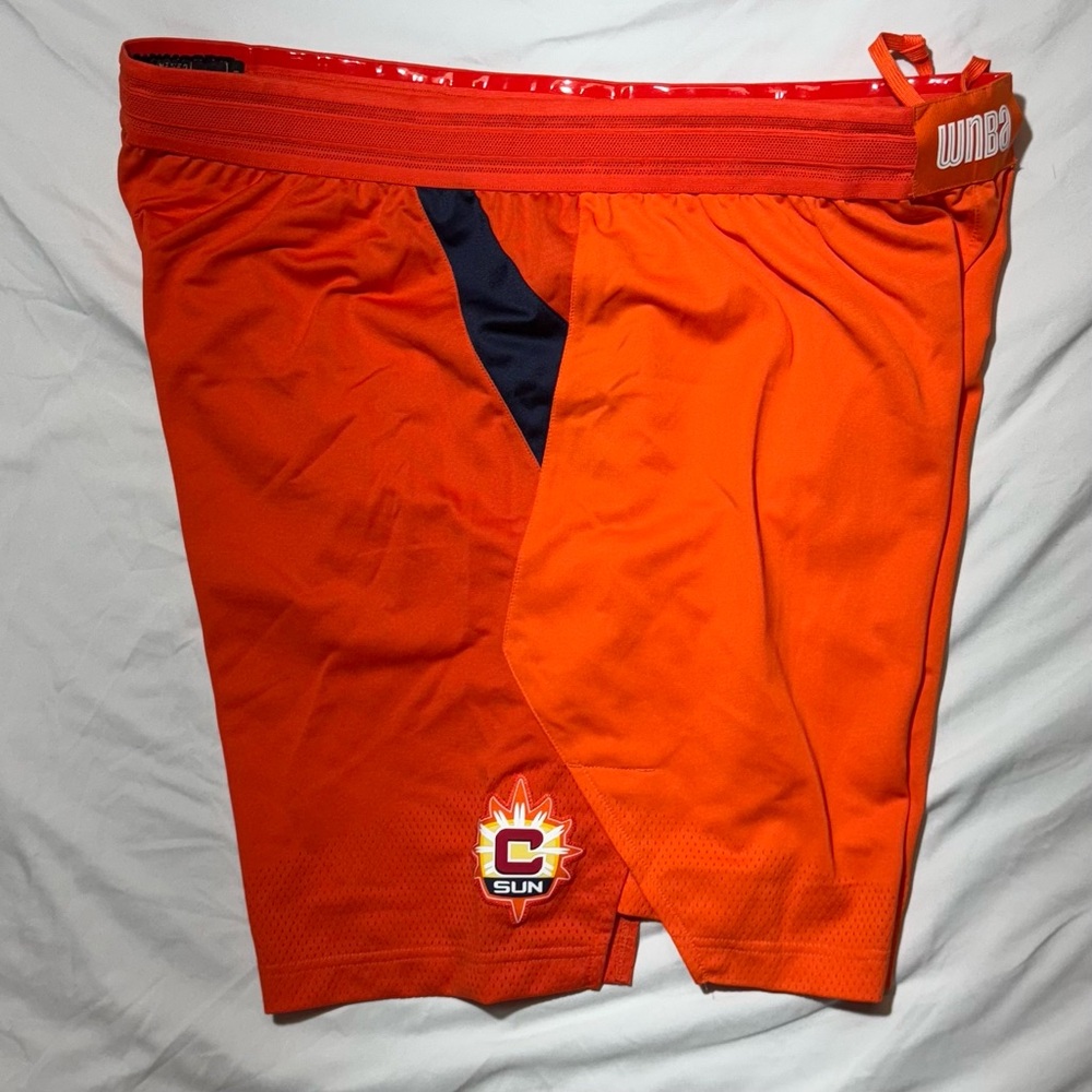 Authentic WNBA Connecticut Sun Nike Aeroswift Game Shorts XXL/42 Length +1 - Picture 2 of 9